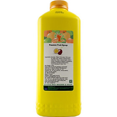 Siro Chanh Dây/Chanh Leo MauLin (MauLin Passion Syrup) Chai 2.5Kg - Nguyên liêu pha chế trà sữa hương thơm hảo hạng