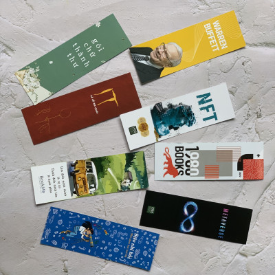 Bookmark kẹp sách giấy cứng
