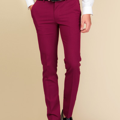 Quần Tây Nam Titishop AVN193 Đỏ Đô