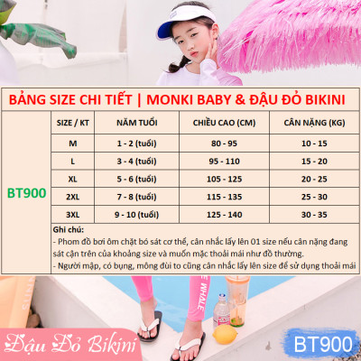 Đồ bơi đôi mẹ và con gái, áo tắm một mảnh dài tay nữ & bé gái loại đẹp, họa tiết trẻ trung xinh xắn, chất thun lạnh mát mịn, co giãn cao | CP900