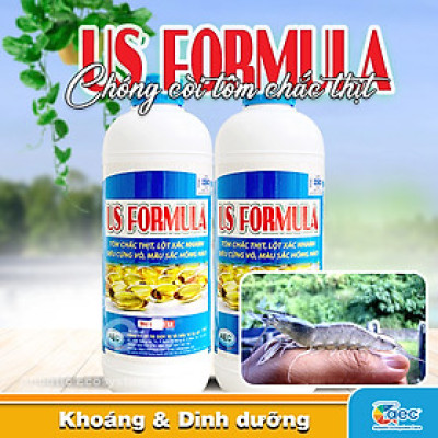 US Formula - Giúp tôm tăng trưởng nhanh, tạo cơ chắc thịt, màu vỏ đẹp