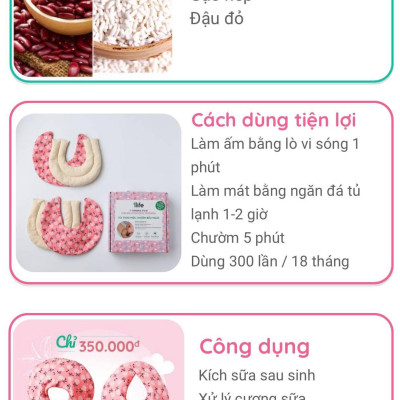 Túi chườm kích sữa 1Life