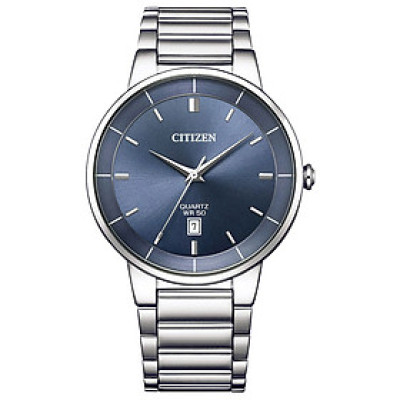 Đồng Hồ Nam Citizen Dây Thép Không Gỉ BI5120-51L - Mặt Xanh