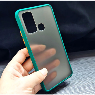 Ốp lưng cho SamSung Galaxy M31 nhám viền màu chống sốc chống bụi bẩn dấu vân tay  - Hàng chính hãng