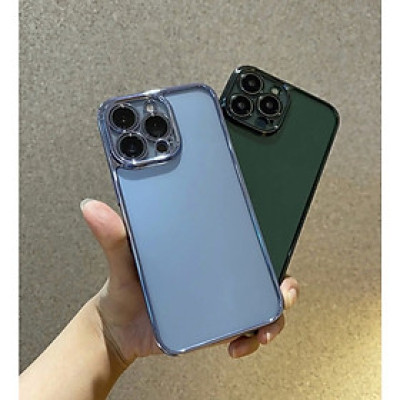 Ốp lưng dẻo trong viền màu bảo vệ camera Sulada cho iPhone 14 ProMax / 14 Pro / 14 Plus / 14 – hàng nhập khẩu