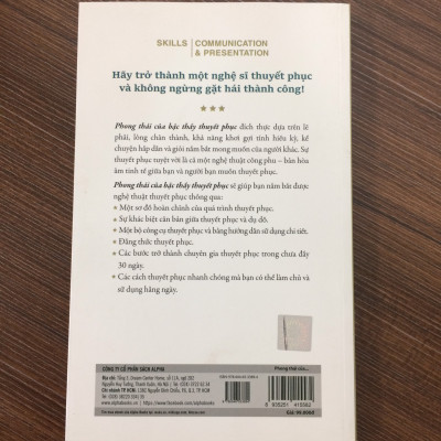 PHONG THÁI CỦA BẬC THẦY THUYẾT PHỤC