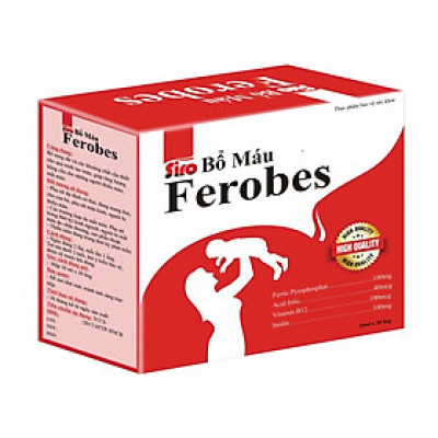 Thực phẩm chức năng Siro Bổ Máu Ferobes - bổ sung sắt và khoáng chất