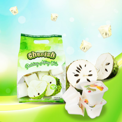 Thạch Pudding Cherish Vị Mãng Cầu 405G