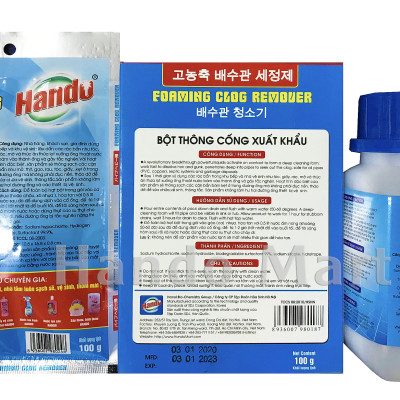 Bột thông cống cực mạnh Hando 100g Nội Địa