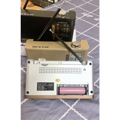 ĐÀI FM DC- 82BT bluetooth -3 băng tầng Am Fm Sw-Radio mẫu mới -Hàng Chính Hãng 12Tháng Bảo Hành