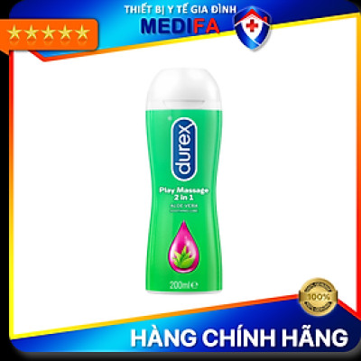 Gel Massage Durex 2 in 1 Hương Thơm Lô Hội - Bôi Trơn Quan Hệ - Che Tên Sản Phẩm