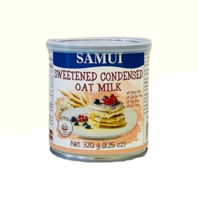 Sữa đặc thuần chay có đường từ Yến mạch SAMUI 320g Sweetened condensed Oat milk