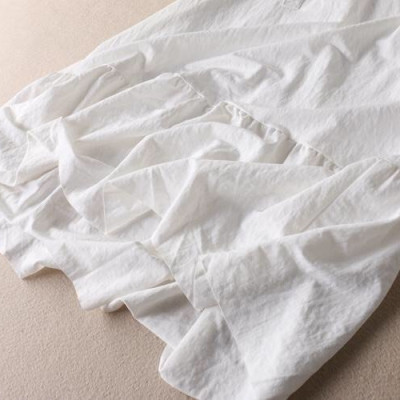 Đầm suông nữ Haint Boutique, đầm cổ tàu chất đũi mát, thời trang trẻ cho phái nữ Da80