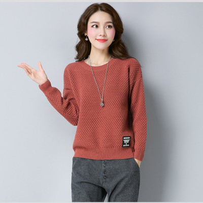 Áo len nữ, áo len dài tay cổ tròn thu đông AL46