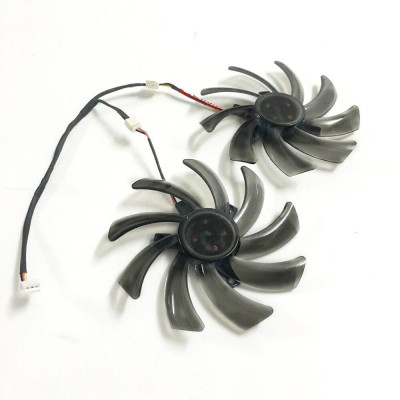 【 Ready stock 】2pcs/set R7 260X GPU Cooler Graphics Card Fan For GIGABYTE R7-260X GV-R726XWF2-2GD Video Cards Cooling
