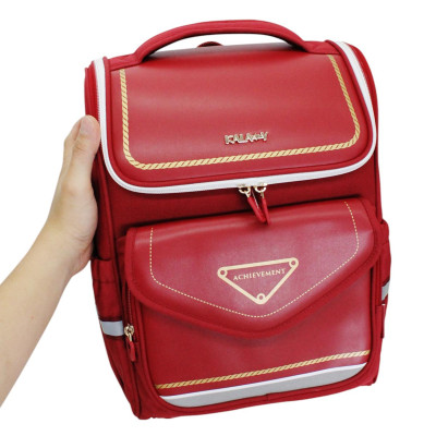 Ba Lô Chống Gù - Kala Y TC2587_BT.0039 - Màu Đỏ Rượu - Tặng Kèm Túi Vải