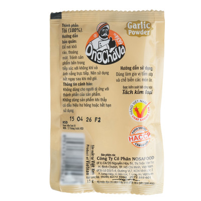 Bột Tỏi Ông Chà Và 15gr – Hàng chính hãng