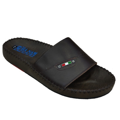 Dép Nam Quai Ngang HÀ NAM Da Bò Thật Cao Cấp DNA2076