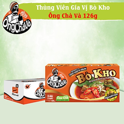 Thùng Viên Gia Vị Bò Kho Gold 126gram Ông Chà Và 80 Hộp Siêu Tiết Kiệm Dễ Dùng Và Tiện Lợi Thích Hợp Cho Quán Ăn