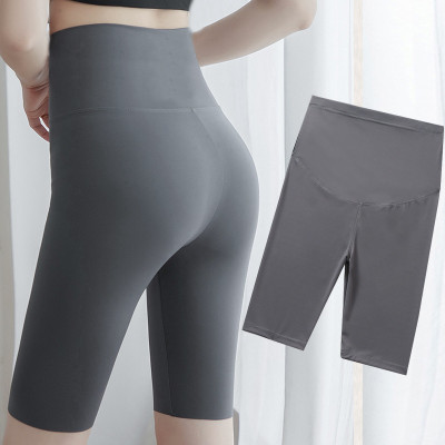Quần Tregging, Quần Short Tập Yoga Cho Mẹ Bầu Mặc Hè Thu Chất Liệu Thun Lạnh Có Chun Chỉnh Và Đáp Bụng