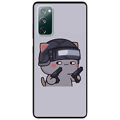 Ốp lưng dành cho Samsung A90 - Samsung S20 FE mẫu Mèo Xám Đội Nón