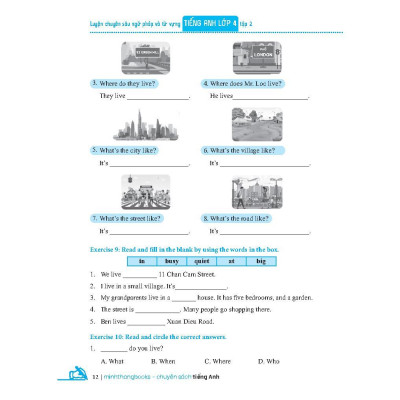 Sách - Global Success Luyện Chuyên Sâu Ngữ Pháp Và Từ Vựng Tiếng Anh Lớp 4 - Tập 2 - Minh Thắng