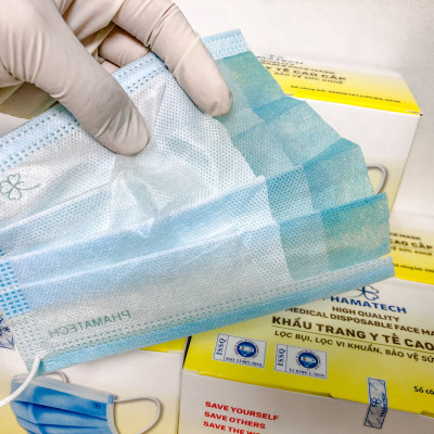 Khẩu Trang Y Tế  Phamatech 4 Lớp  – Cao Cấp, Lọc Khuẩn, Bụi Mịn