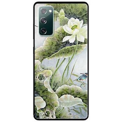 Ốp lưng dành cho Samsung A90 - Samsung S20 FE mẫu Sen Trắng Chú Chim
