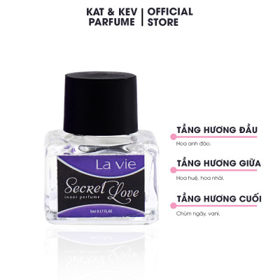 NƯỚC HOA VÙNG KÍN DÀNH CHO PHÁI ĐẸP KAT&KEV SECRET LOVE 5ML_LAVIE