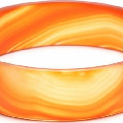 Vòng Tay Nữ Mã Não Leo Store - Cam (5cm)