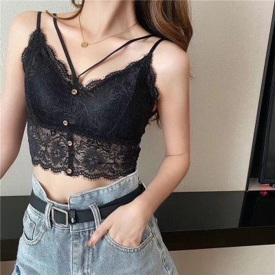 Áo Bra ren nữ  2 dây hoa - 4 khuy đệm mỏng ,mềm cao cấp siêu thoáng mát và gợi cảm tôn vòng 1 thêm sexy thêm  quyến rũ 
