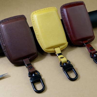 Bao da ép phom Handmade chìa khóa xe ô tô Mazda CX3 CX5 CX9 MX5 loại 2,3 nút bấm da bò thât giá tận xưởng (có bán sỉ) - hàng chính hãng