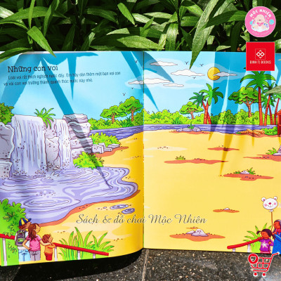 Sách - First Sticker Book - Sách dán hình đầu đời cho bé (Nhiều chủ đề) - Đinh Tị Books