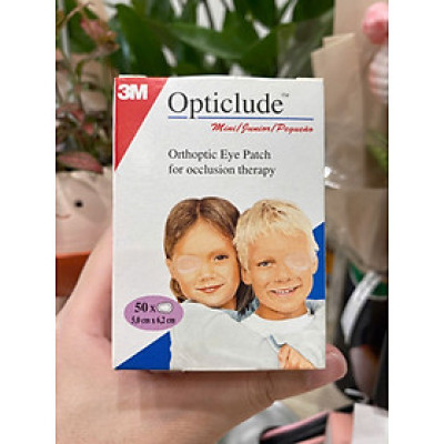 Combo 5 hộp băng dán mắt 3M Nexcare 1537 (dùng cho trẻ nhỏ hơn 4 tuổi), 50 miếng/hộp (mẫu mới)