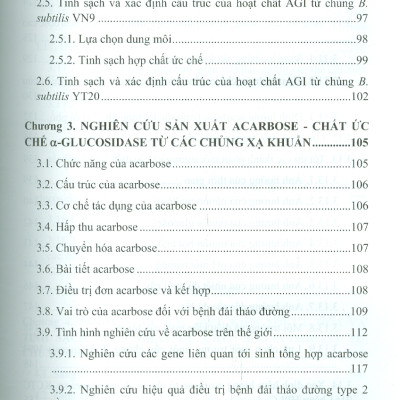 Hoạt Chất Ức Chế Α-Glucosidase Từ Vi Sinh Vật Ứng Dụng Trong Hỗ Trợ Điều Trị Bệnh Đái Tháo Đường Type 2 (Bộ Sách Chuyên Khảo Ứng Dụng Và Phát Triển Công Nghê Cao) (Bìa Cứng)  