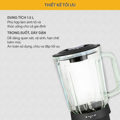 Máy Xay Sinh Tố BlueStone BLB-5341 1.5 Lít 600W - Hàng Chính Hãng