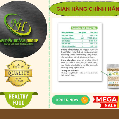 Yến Mạch Nguyên Chất Túi 400g Xuân An( Tặng gói YM 180g)