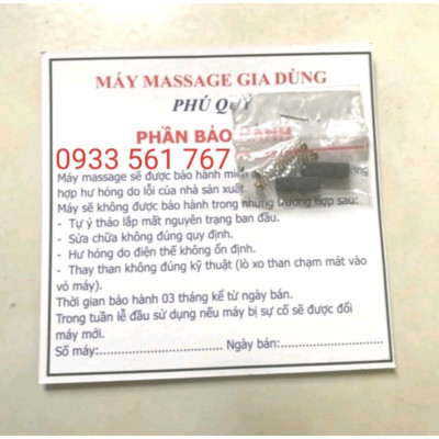 Máy Massage Cầm Tay Phú Quý LOẠI 1 (Tặng Kèm 1 Bộ Than)