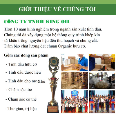 Tinh dầu Ngọc Lan Tây nguyên chất từ thiên nhiên, xông phòng, khử mùi, thơm phòng, đuổi muỗi - KingOil