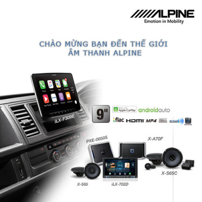 iLX-F309E MÀN HÌNH ĐA PHƯƠNG TIỆN 9 INCH APPLE CARPLAY/ ANDROID AUTO CHÍNH HÃNG ALPINE