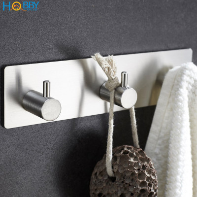 Móc treo quần áo dán tường 3 chấu inox 304 Hobby Home Decor 3TV160