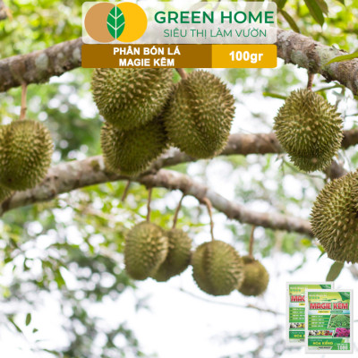 Phân Bón Lá Magie Kẽm, GreenHome, Gói 100GR, Chuyên Dùng Cho Hoa Kiểng