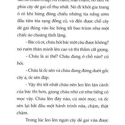 Chuyện Con Ốc Sên Muốn Biết Tại Sao Nó Chậm Chạp (Tái Bản 2022)