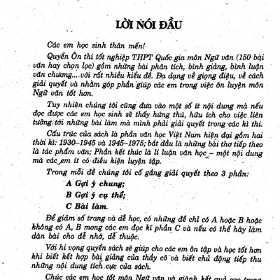 Ôn Tập Thi Tốt Nghiệp Trung Học Phổ Thông Quốc Gia Môn Ngữ Văn