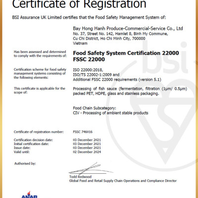 Nước mắm truyền thống Phú Quốc Hồng Hạnh Cao Đạm 20 độ đạm, dung tích 1,9 lít - Nêm ướp đậm đà