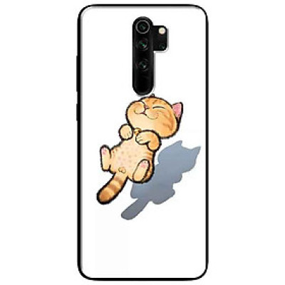 Ốp lưng in cho Xiaomi Redmi Note 8 Pro Mẫu Mèo Vàng