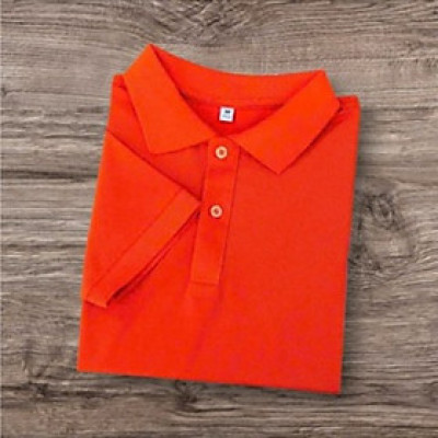 Áo Thun NAM- NỮ Cá Sấu 4 Chiều chất poly Cam