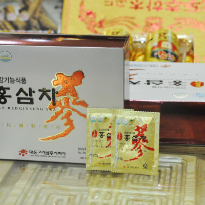 Trà hồng sâm 50 gói x 3g, 4mg/g – Daedong NS127