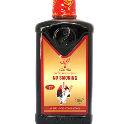 Nước Súc Miệng Cai Thuốc Lá Xuân Vinh 400ml - Làm mất cảm giác thèm thuốc, ngăn ngừa các bệnh về răng miệng, thành phần thiên nhiên, an toàn + Tặng kèm móc khoá CLĐ