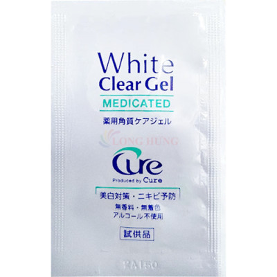 Gel tẩy tế bào chết Cure White Clear Gel làm sạch da (3g/100g) - Hàng chính hãng